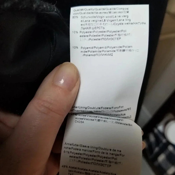 Hugo Boss Cossam Virgin Wool Viscose Coat XL - Picture 7 of 16